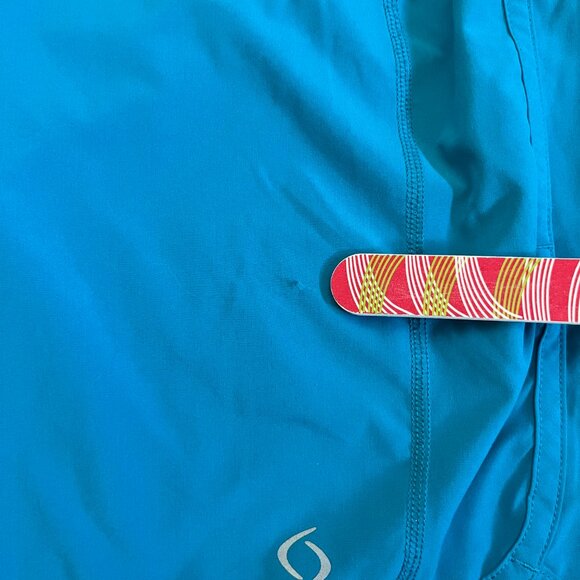 Turquoise Moving Comfort Women's Running/Workout Shorts Size Small - Picture 5 of 8
